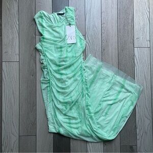 Zara Light Green Tulle Dress